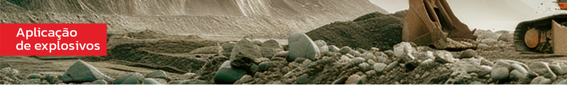 Aplicacao de explosivos