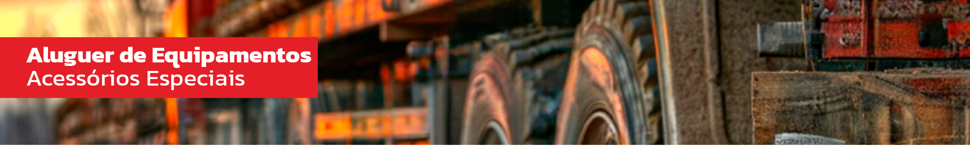 aluger de equipamentos especial